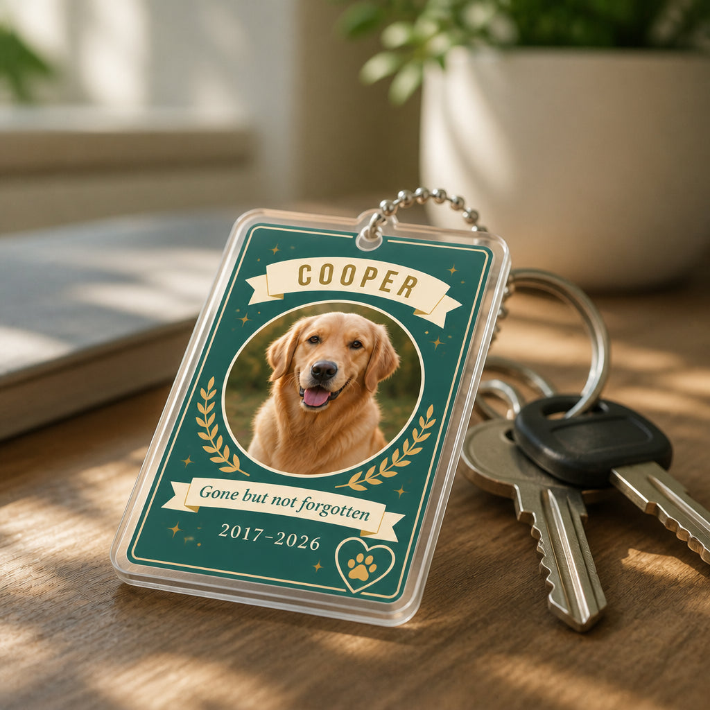 Pet Memorial Photo Keychain – Gone But Not Forgotten (Name + Years) - Personalized Acrylic Keychain 9b149e63-969a-4364-89b9-f12089374f3e.jpg