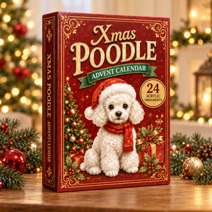 Xmas Poodle Advent Calendar 2026 - 24-Day Festive Countdown, Acrylic Charms Blind Box - Gift For Poodle Lovers 9b569e4c-4b1b-4548-b27d-aded84af8dac-poodle-box.png