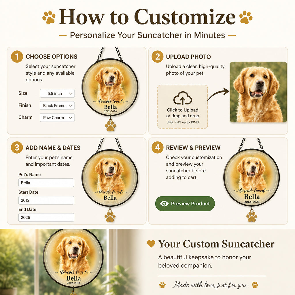 Pet Memorial Stone – Forever Loved Portrait - Personalized 1 Layered Suncatcher with Charm 9b5add26-3791-465a-8e8b-2483d8188a26.jpg