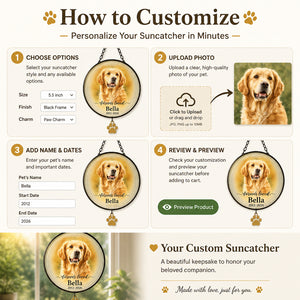 Pet Memorial Stone – Forever Loved Portrait - Personalized 1 Layered Suncatcher with Charm 9b5add26-3791-465a-8e8b-2483d8188a26.jpg