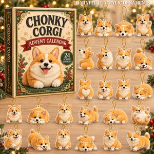 Chonky Corgi Advent Calendar 2026 - 24-Day Festive Countdown, Acrylic Charms Blind Box - Gift For Corgi Lovers 9b704abd-1c2b-4c1e-960c-aeb4657abd3b-corgi-text.png