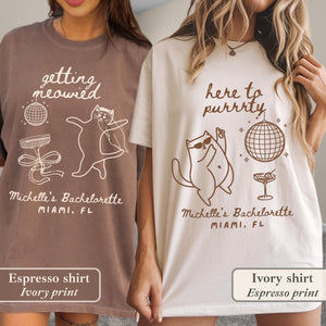 Getting Meowied Bachelorette Shirt: Funny Cat Lovers Bride Party Tee 9b70f5ec-88e0-45b8-a363-ce8f06bf7003-5.jpg