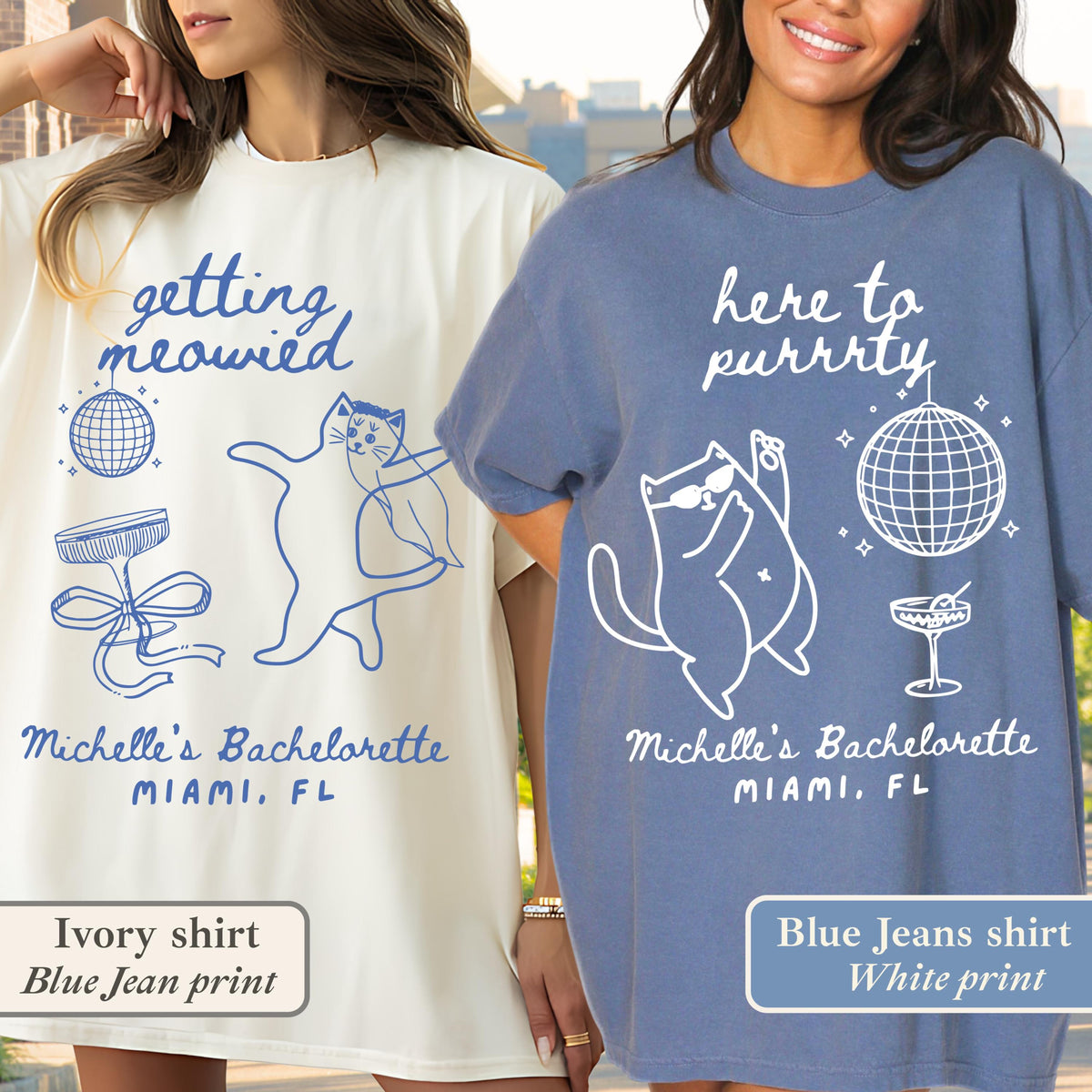 Getting Meowied Bachelorette Shirt: Funny Cat Lovers Bride Party Tee 9b7462ed-00f1-41ff-8f6c-42a72cc23999-4.jpg