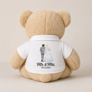 Mr. & Mrs. Wedding Bear – Names & Date - Personalized Grinding Loop Velvet Bear Doll 9b7c199d-ecc8-442f-b01a-074f6ee7467b.jpg