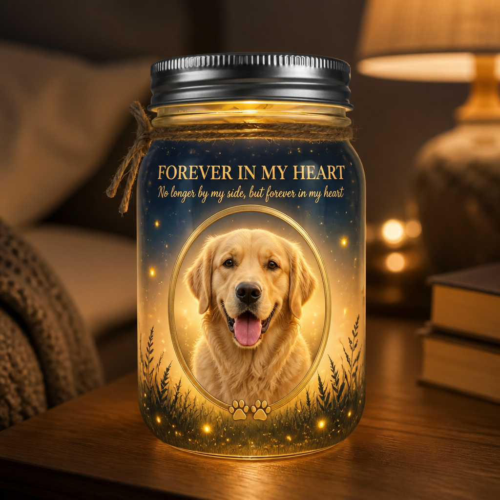 Pet Memorial Mason Jar Light – Forever In My Heart (Photo Upload) - Personalized Mason Jar Light 9b8620ff-ae19-4362-bd1b-0c3c6aff1033.png