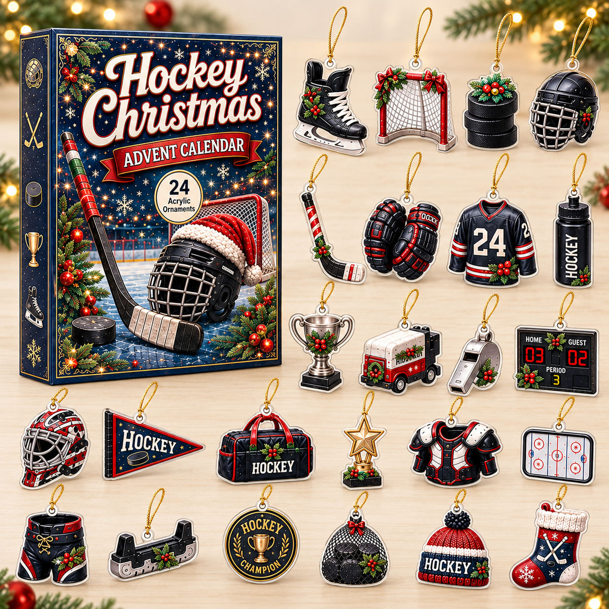 Hockey Christmas Advent Calendar 2026 - 24-Day Festive Countdown, Acrylic Charms Blind Box - Gift For Hockey Lovers 9bb323dc-32c9-4fa7-ab44-a0baa914468b-christmas-hockey-box-charms.png