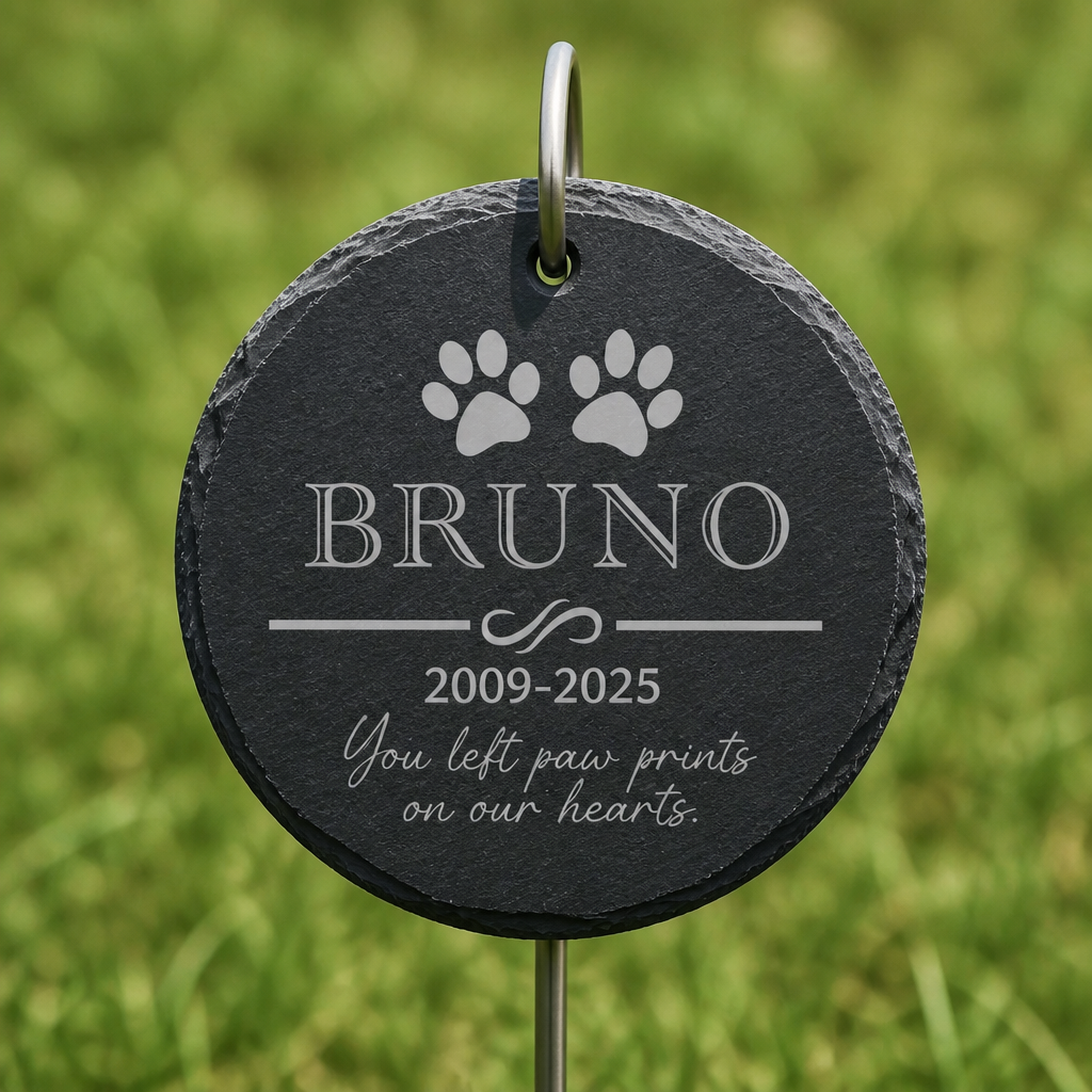 Personalized Pet Memorial Slate – Name, Years & Tribute - Personalized Slate Memorial Stone 9bb36697-59a4-41c9-b28d-fdfeb883e7bd.png