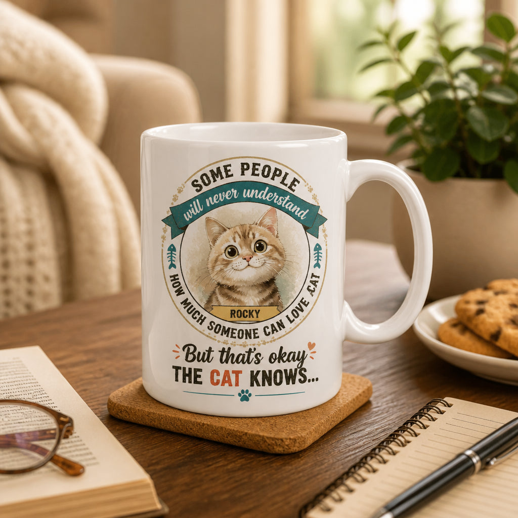 The Cat Knows Personalized Name Mug - Personalized Mug 9bbb189b-4f9d-4bf8-9a03-3d0facfab096.jpg