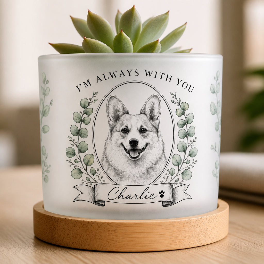 Custom Pet Portrait Planter – “I’m Always With You” - Personalized Mini Glass Plant Pot 9c15dc6a-c7d5-4d74-aa4b-a0c6010e2aea.jpg