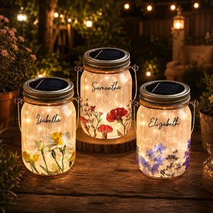 Personalized Birth Flower Mason Jar Night Light, Solar Lamp Gift For Her, Birthday Custom Night Light Gift For Friend, Bridesmaid Light Gift 9c195f89-cdae-4539-bc0c-1720691c9bc5-3.jpg