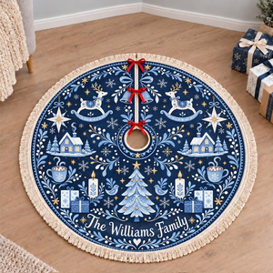 Personalized Blue Folk Art Christmas Tree Skirt: Custom Family Name Fringed Winter Mat, Gift For Family 9c1ee654-b5d1-4798-ad19-c09bb56225e8-il_794xN.8565609592_jtht_converted.png