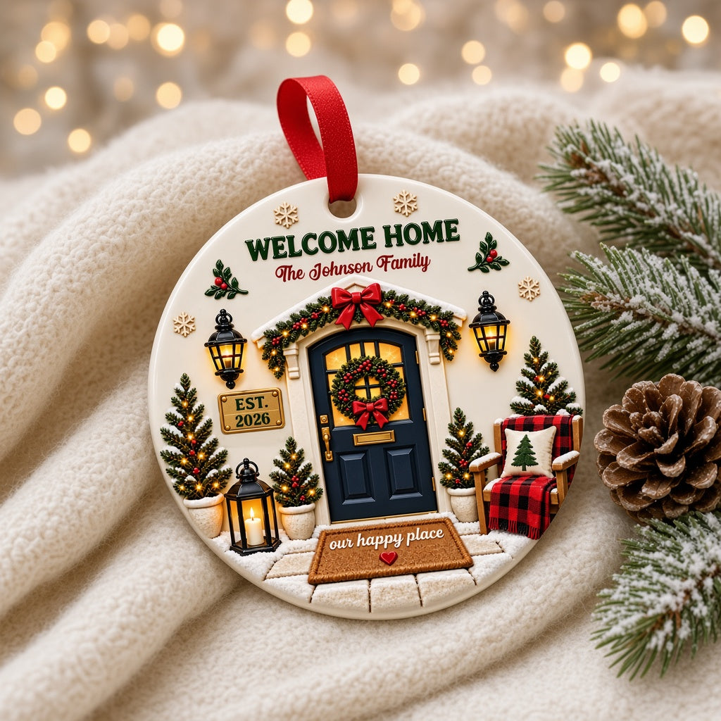 Welcome Home Ceramic Ornament - Real 3D Raised Ornament 9c307518-30d3-4fbd-8e04-93b5fc8ed225-5.jpg