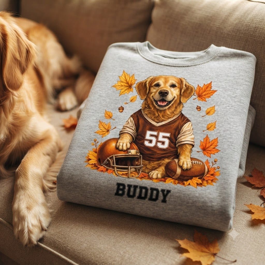 Football Dog Cat Upload Photo - Personalized Shirt - Fall Season Gift For Man, Woman 9c362db8-6b0f-45f3-91e8-ec31a765b7a2-bdce80ba-cadf-4285-b522-039e040b3876.jfif