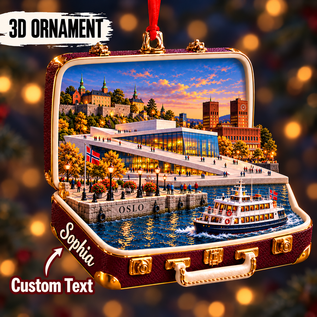 Personalized 3D Oslo Harbor Suitcase Christmas Ornament – Oslo Norway Travel Souvenir & Gift for Oslo Lovers 9c5f8f6c-c6b6-419b-a780-f9d444ba98c6-Oslo-Harbor-Landmarks-in-a-Suitcase.png