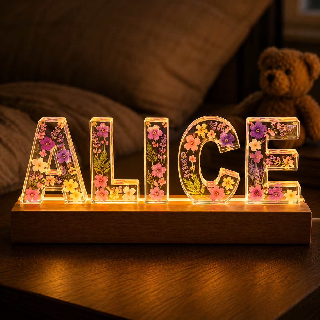 Personalized 1st Birthday Gift for Girl — Custom Name Floral Night Light and Monogram Nursery Lamp | One Year Old Baby Keepsake Decor 9c93cf6a-a238-4ab2-b4de-214fcf416c56-c872ae64-e113-4b93-9ffc-4b0a7a851a72.png