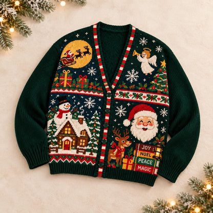 Cozy Christmas Cardigan Vintage Ugly Holiday Green Outerwear 9cc1dd2a-25ef-45b3-bf85-68a1ab07444c-2.jpg
