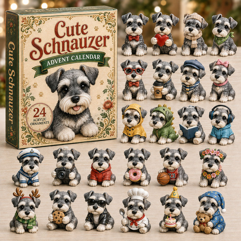 Cute Schnauzer Advent Calendar 2026 - 24-Day Festive Countdown, Acrylic Charms Blind Box - Gift For Schnauzer Lovers 9cdc3240-cfc1-4586-aaa7-229356a161c4-schnauzer.jpg