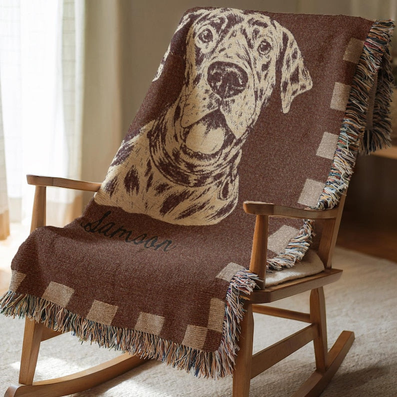 Custom Woven Blanket With Pet Portrait, Custom Pet Blanket, Pet Memorial Blanket, Custom Dog Blanket, Gift For Pet Lovers 9cff9c00-dcf8-423c-a889-96b717bc354a-x2.jpg