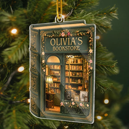 Custom Acrylic Ornament - Personalized Christmas Bookish Gifts For Book Lovers, Bookworms, Readers - Open For Dreamers 9d3b73f2-5407-44eb-99ac-1bd51e5d037a-banner-4.jpeg