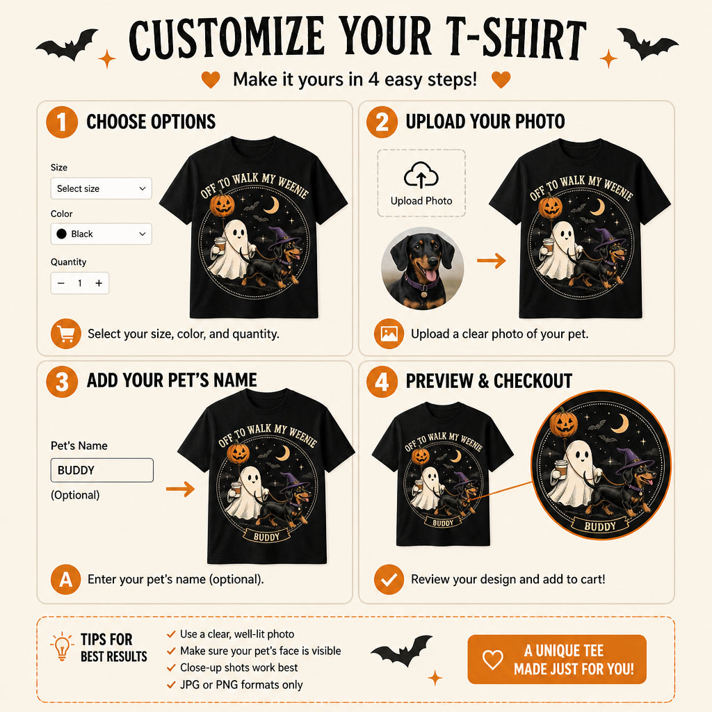 Off To Walk My Weenie — Custom Pet Halloween T‑Shirt - Personalized T-shirt 9d3ccce5-22a4-4115-9116-80ebc689c918.jpg