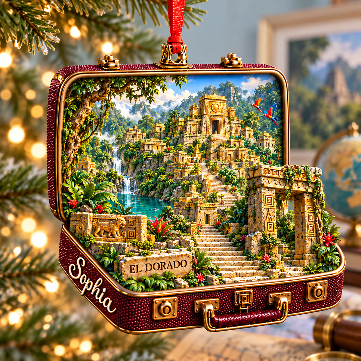 Personalized El Dorado 3D Suitcase Christmas Ornament – Lost City of Gold Keepsake & Gift for Adventure Lovers 9d416f0d-5c97-40d3-a7b3-30ea7eb71f9b-El-Dorado-Christmas-suitcase-ornament-1.png