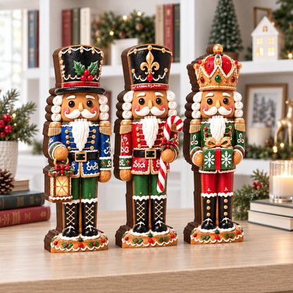 Gingerbread Nutcracker Wooden Block, Christmas Shelf Decor, Holiday Mantel Decoration, Nutcracker Lover Gift, Christmas Home Decor,Xmas Gift 9d505e1a-abcf-419a-9045-f365d0da7248-6.jpg