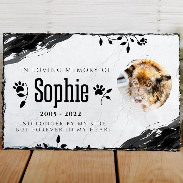 Pet Memorial Gift, Pet Memorial Stone, Personalized, Pet Loss Gift, Garden Memorial Stone, Pet Grave Marker, Granite Stone