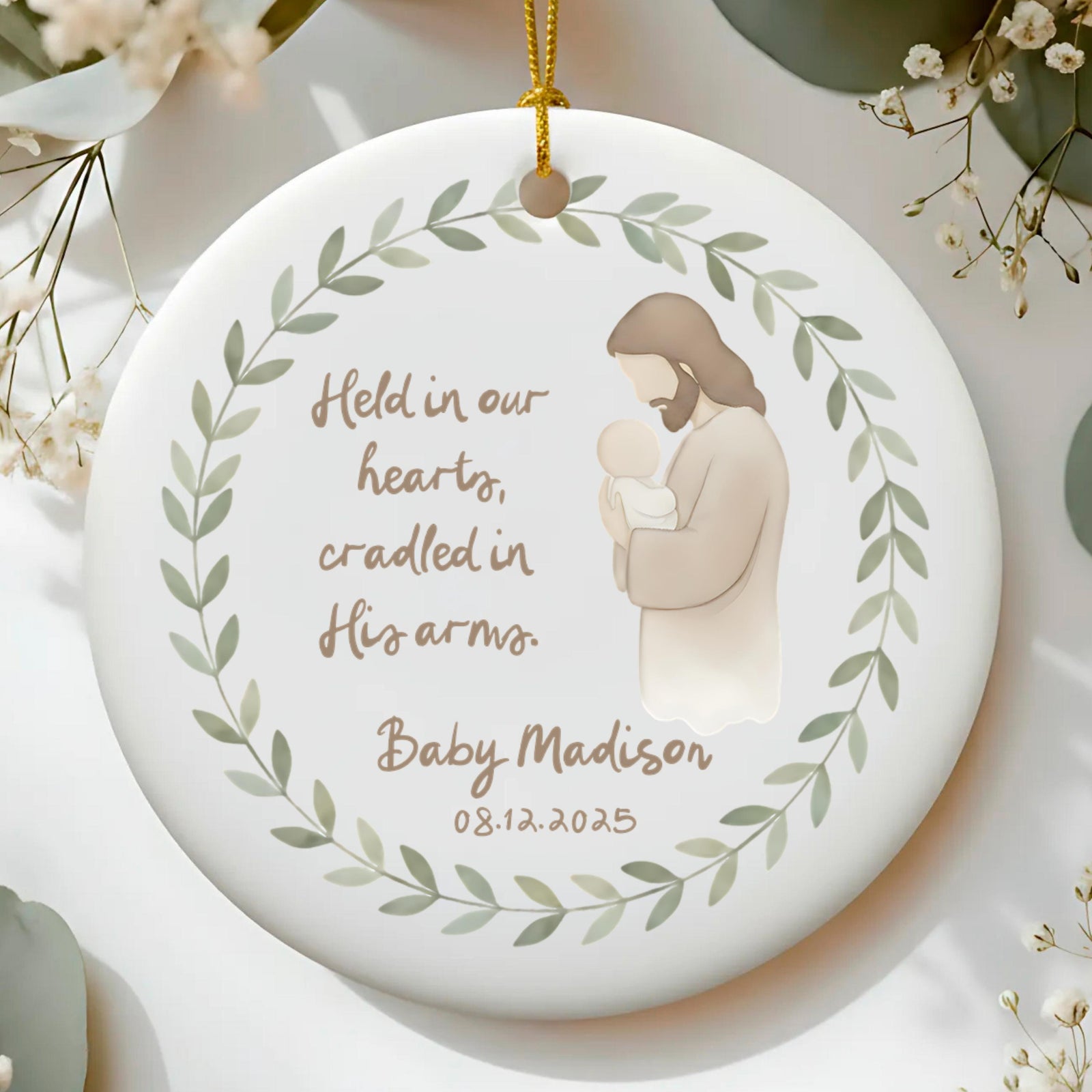 Personalized Miscarriage Gift Ornament Custom Angel Baby Loss Keepsake Infant Memorial Parents Stillborn Remembrance Ideas Jesus Baby Mom 9d6359ac-2b7e-468f-8761-53beab74d58f-1.jpg
