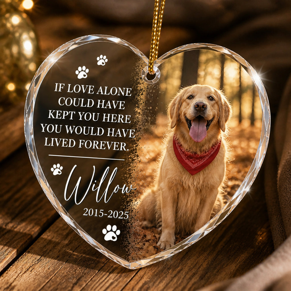 Pet Memorial Heart Acrylic Ornament – Photo, Name & Years – "If Love Alone" - Personalized Transparent Acrylic Ornament 9d753116-eba1-41c0-b591-ea46f8cbc017.jpg