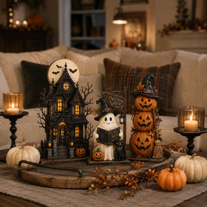 Haunted House Ghost Pumpkin Sign, Wooden Block Halloween Decor, Spooky Tiered Tray Shelf Table Centerpiece Gift for Fall Home 9d8cc71c-4f53-4a03-81ff-728941791a4f-4_converted.png