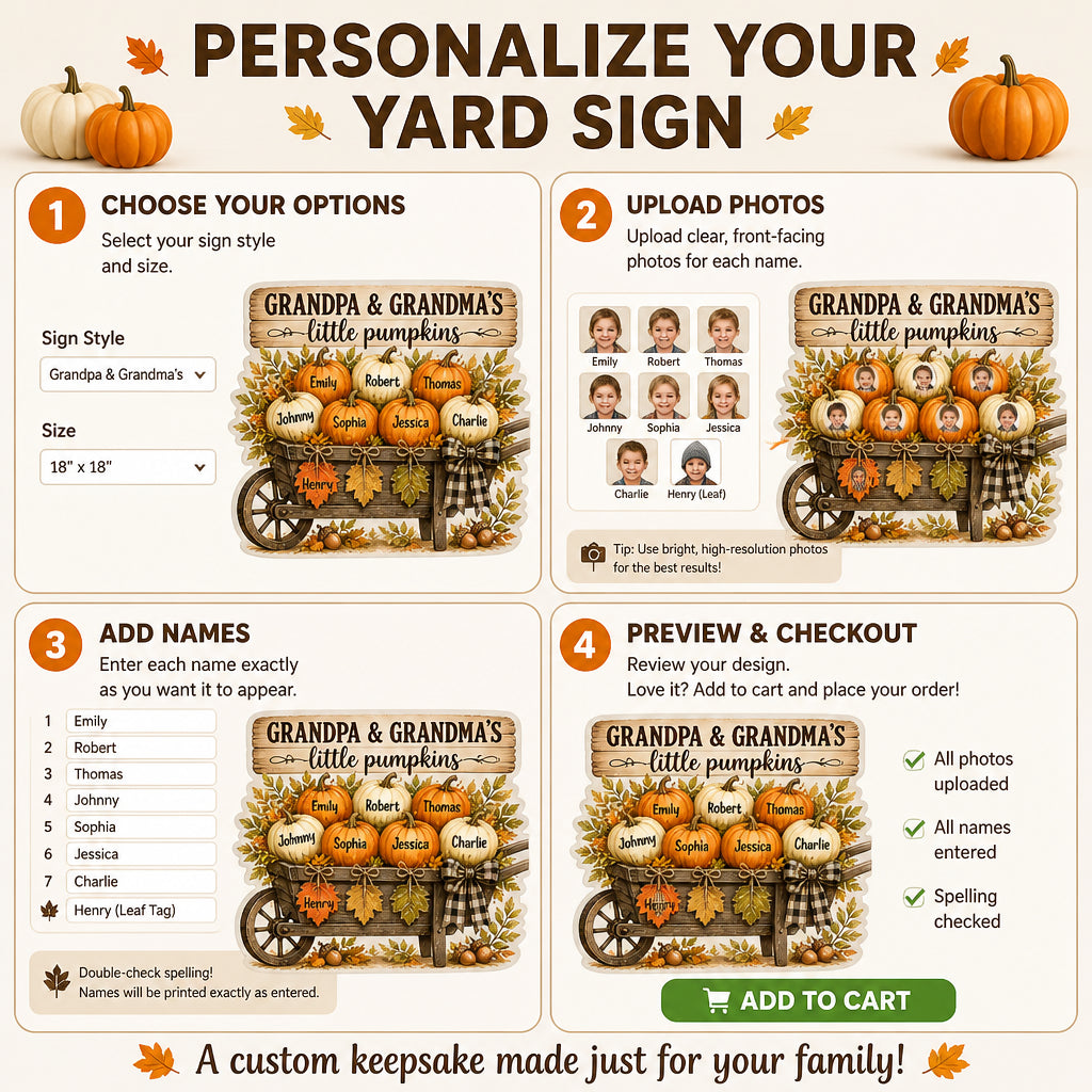 Grandpa & Grandma's Little Pumpkins – Personalized Yard Sign - Personalized Yard Sign 9d9dc3d0-3d4f-412c-aeb5-a7834fadf1f9.jpg