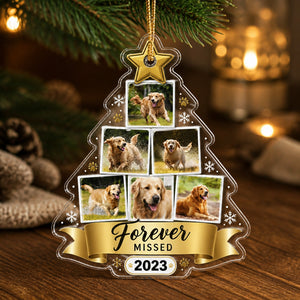 Forever Missed Memorial Pet Photo Tree Ornament (2023) - Personalized Transparent Acrylic Ornament 9da70afc-fc7a-48b9-b650-b8969d9a8ff0.jpg