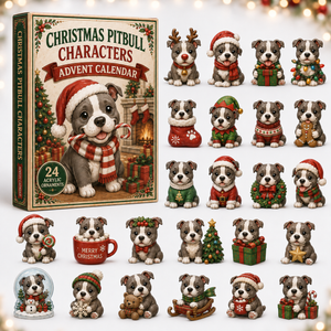 Christmas Pitbull Characters Advent Calendar 2026 - 24-Day Festive Countdown, Acrylic Charms Blind Box - Gift For Pitbull Lovers 9dba038e-8301-4076-8771-c01f7a464ecc-pitbull.png