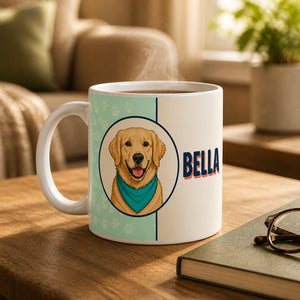 Personalized Pet Portrait Name Badge Mug - Personalized Mug 9dba4ec1-dced-40d2-9125-c909d0e200b2.jpg