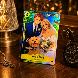 Personalized Anime Couple & Pet Wedding Trading Card – Custom Anniversary Keepsake 9dbf329c-e69c-4ff5-9009-f5e79b5547ac-banner-1.png