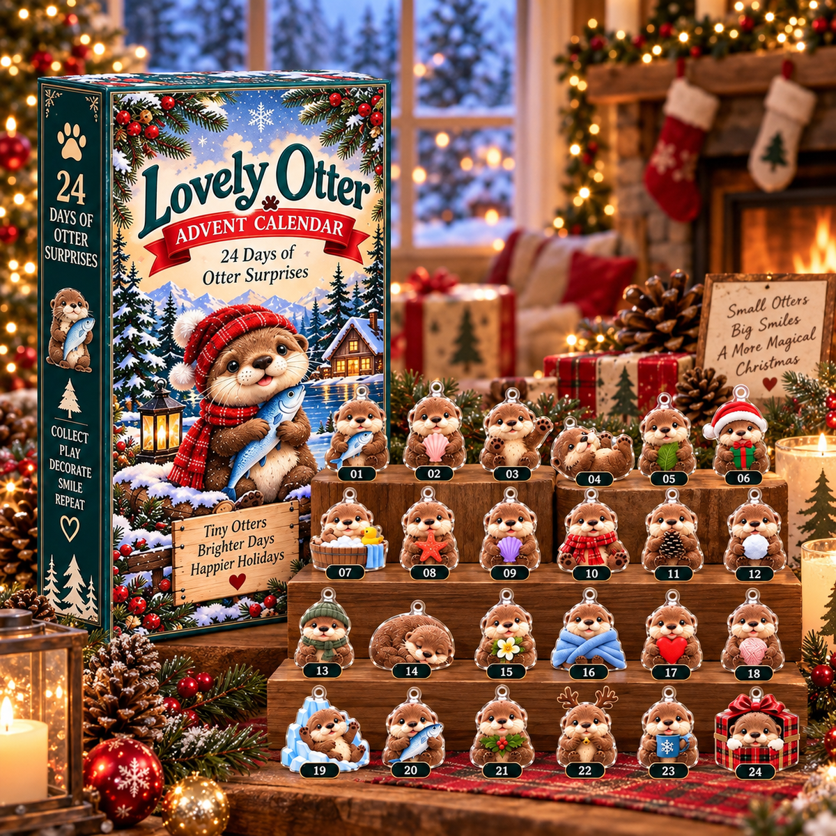 Lovely Otter Advent Calendar 24 Days of Surprises Acrylic Ornaments Christmas Countdown Box Cute Gift for Otter Lovers 9dc0ab17-1dee-47dc-96fc-905315c9b4d7-4cf2af96-e212-407d-a3aa-c770c4420f97.png