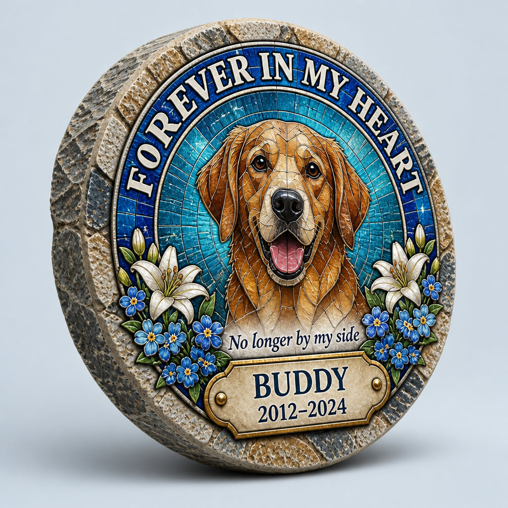 Pet Memorial Stone – Stained-Glass Style Portrait, Name & Years - Personalized Memorial Stone 9dddcbdc-5dd2-4365-a6d0-65f35cba9ddd.jpg