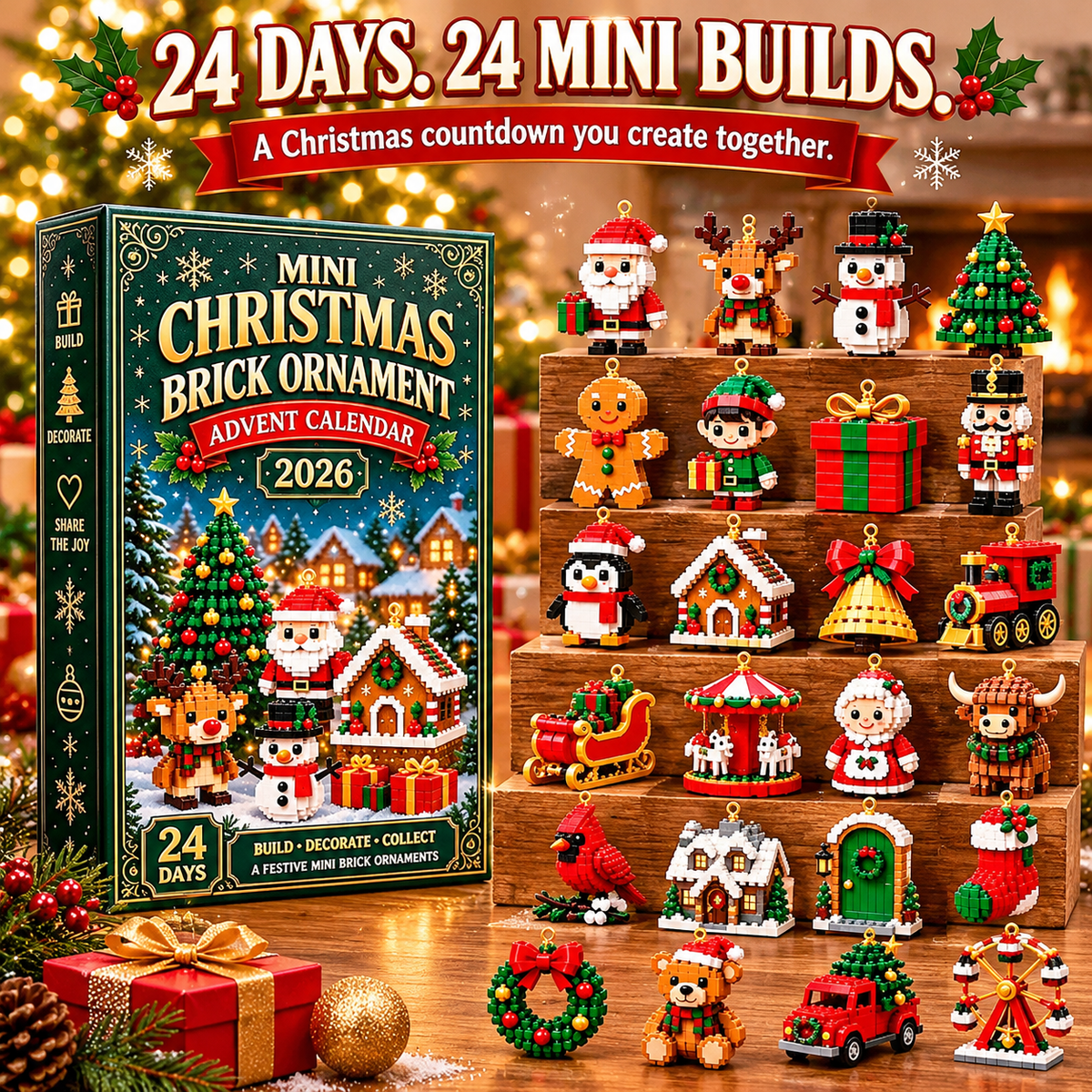 24 Mini Christmas Brick Ornament Advent Calendar 2026, DIY Building Block Countdown Kit, Holiday Stocking Stuffer, Xmas Tree Decor Gift 9deb14bb-e1fd-4d5f-ba42-fa8f3acf5fda-2fdfe370-e21a-4e41-8489-3d0e010c1b62.png
