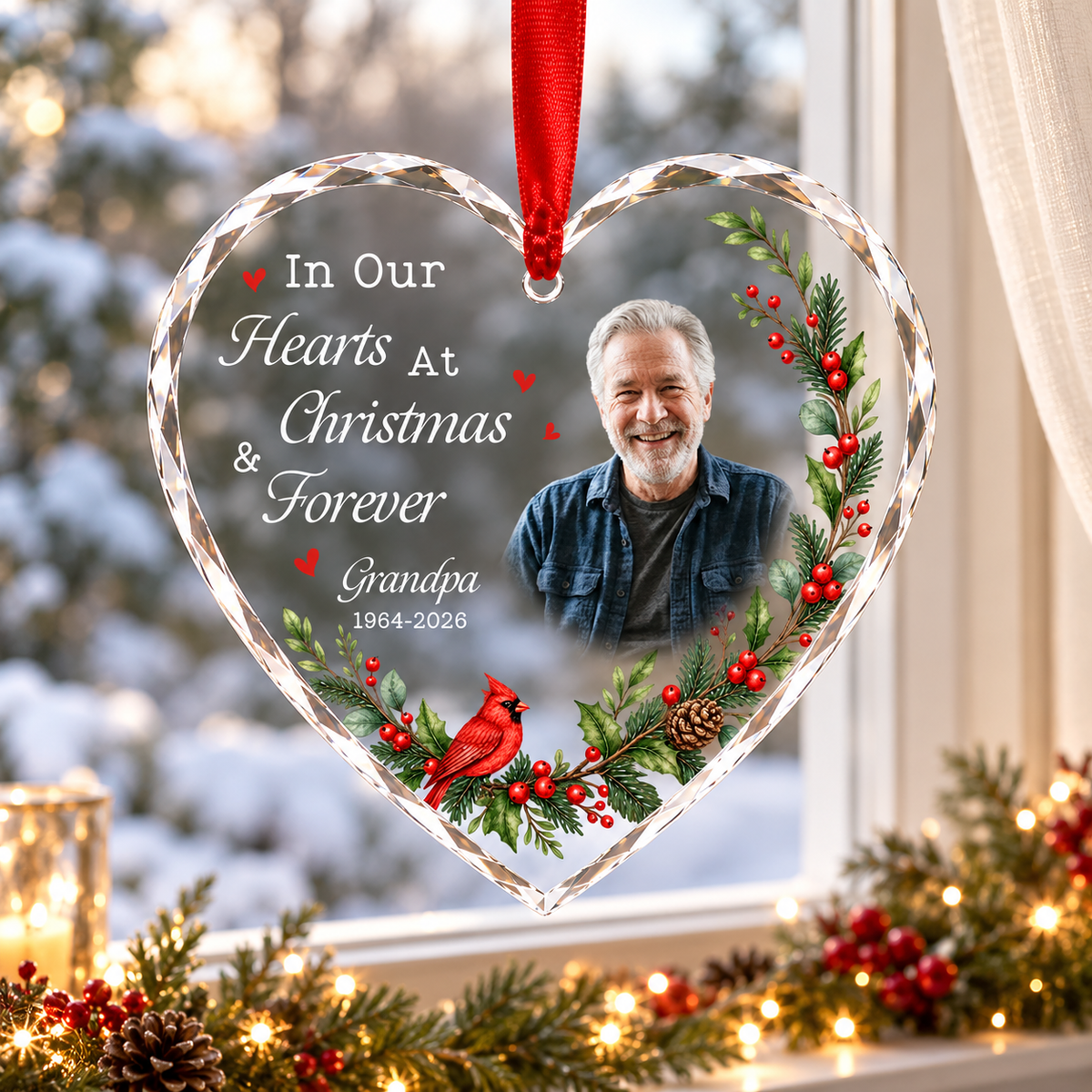 Custom Photo Memorial Ornament, Personalized Memorial Christmas Ornaments, Memorial Keepsake, Loss Of Loved One Gifts, Sympathy Gift 9dfb700b-780c-4e7d-9a22-cf8092ccba85-banner-1.png