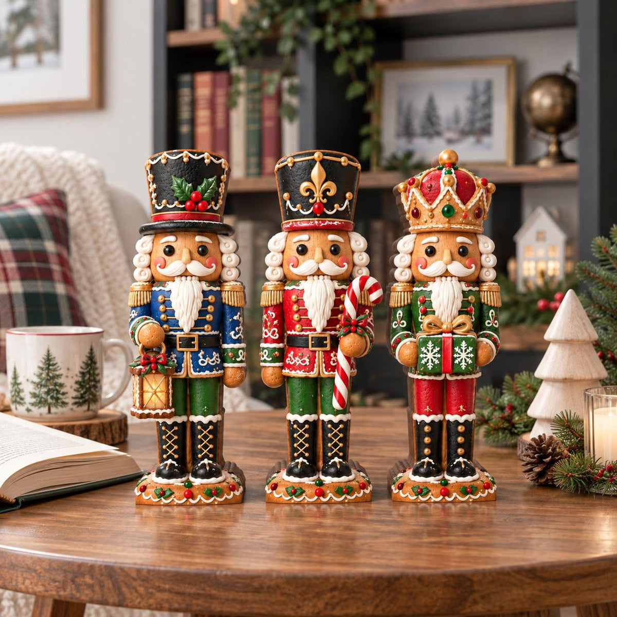 Gingerbread Nutcracker Wooden Block, Christmas Shelf Decor, Holiday Mantel Decoration, Nutcracker Lover Gift, Christmas Home Decor,Xmas Gift 9e12ce98-9610-4009-a8e0-3b7056ab555e-3.jpg