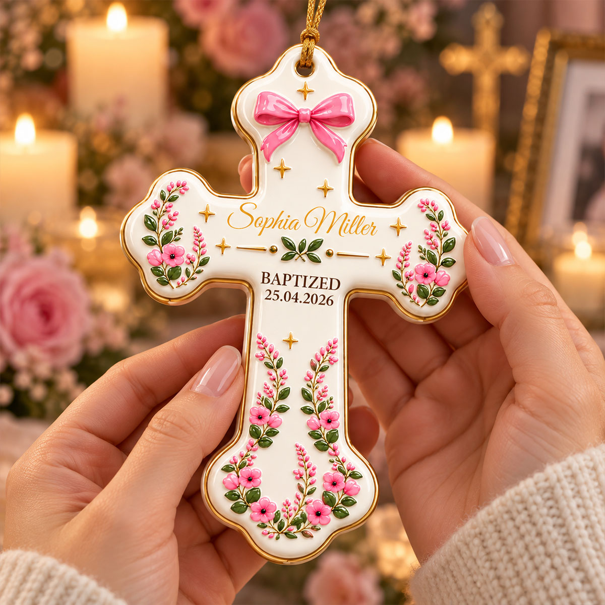 Floral Cross Baptism 3D Ornament - Personalized Real 3D Ornament 9e5c8e22-03f4-4ce4-b28b-b81375fb4d60-3.jpg