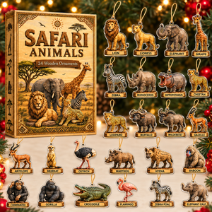 Safari Animals Advent Calendar 2026 - 24-Day Festive Countdown, Wooden Charms Blind Box - Gift For Nature Lovers 9e72658e-3132-44f6-8e85-ddfdd3628506-safari-box-charms.png