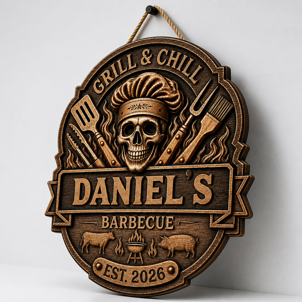 Personalized Grill & Chill BBQ Wood Sign - Personalized Wood Sign 9e7e1424-64e9-4f02-9838-03ce460a7f90.jpg