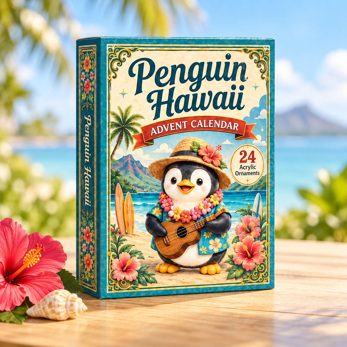 Penguin Hawaii Ocean Advent Calendar 2026 - 24-Day Festive Countdown, Acrylic Charms Blind Box - Gift For Ocean Lovers 9ecfcc88-d918-49a0-912a-9ded1af68ac6-penguin-box.png