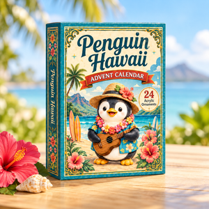 Penguin Hawaii Ocean Advent Calendar 2026 - 24-Day Festive Countdown, Acrylic Charms Blind Box - Gift For Ocean Lovers 9ecfcc88-d918-49a0-912a-9ded1af68ac6-penguin-box.png