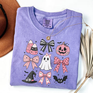 Comfort Colors Halloween Shirt Halloween Spooky Shirt Fall Shirt Pink Girly Bows Halloween Tee Cute Ghost Shirt Halloween Gift 9ed8db0a-729a-4b5d-9a51-b7e8b95f659e-3.jpg