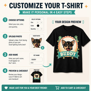 Retro Scallop Custom Pet Photo Name Tee - Personalized T-shirt 9ef7a7c6-5bd5-4203-bec3-0b17268460d3.jpg