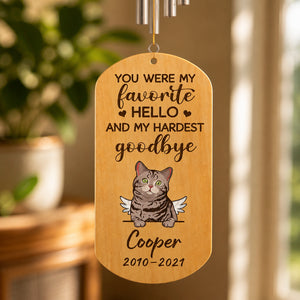 Pet Memorial Wind Chime – Favorite Hello, Hardest Goodbye - Personalized Windchime 9f0e1990-42f7-4399-b1bc-97f76b360cf8.jpg