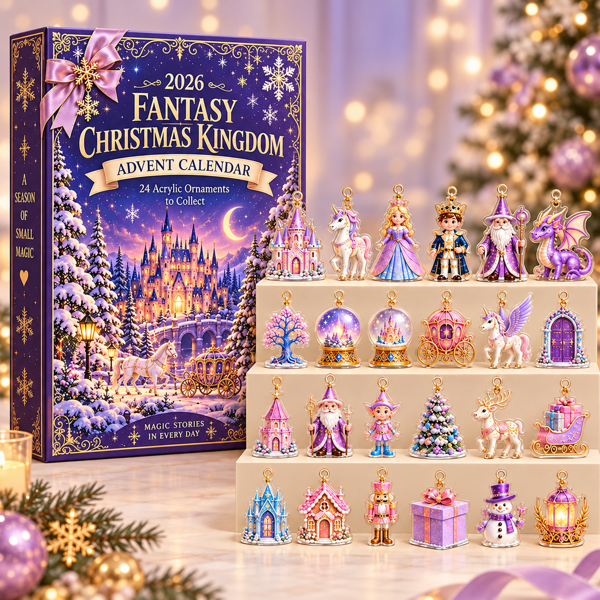 Fantasy Christmas Kingdom Advent Calendar 2026 24 Days of Magic Acrylic Ornaments Holiday Countdown Box Fairytale Gift for Kids 9f1516c6-26df-45ad-a5c3-a7c0dde176df-07e0bd05-4c21-44d2-b3ff-98ebb8e80976.png