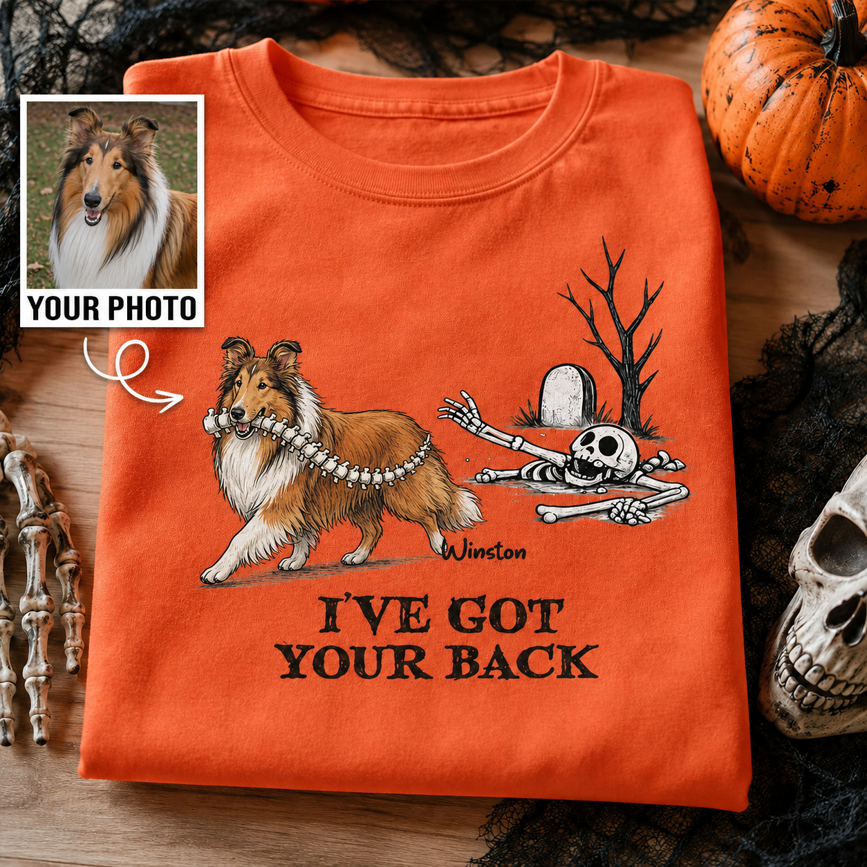 I've Got Your Back Custom Photo Dog Stealing Backbone - Personalized Shirt - Funny Halloween Costume For Dog Lovers 9f1c6606-f8e2-4b2d-8a9d-39d428ffa5de-94de3d9f-a642-4988-84d8-7fe6f7ad3dc5.png